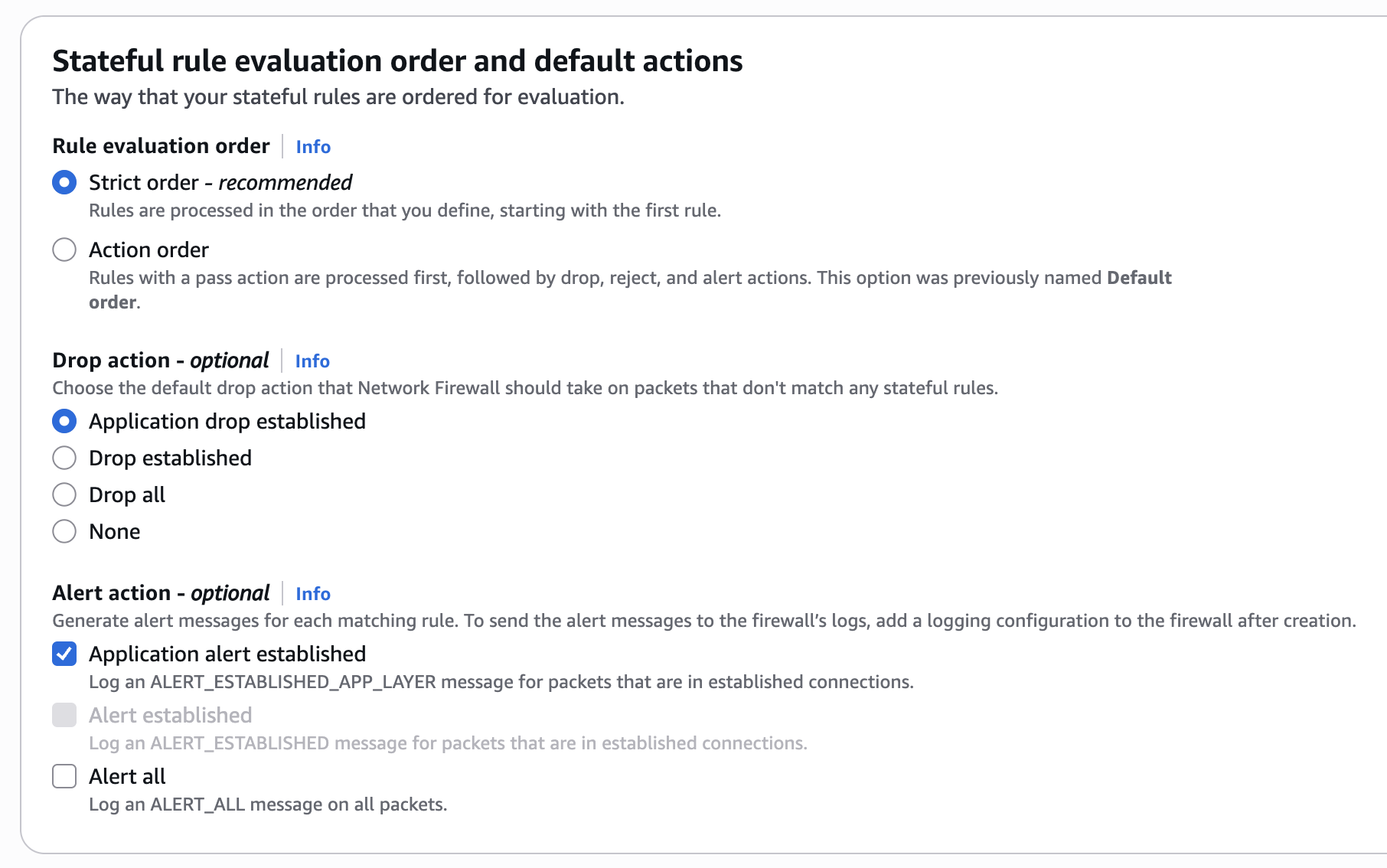 ANF Stateful Rule evaluation