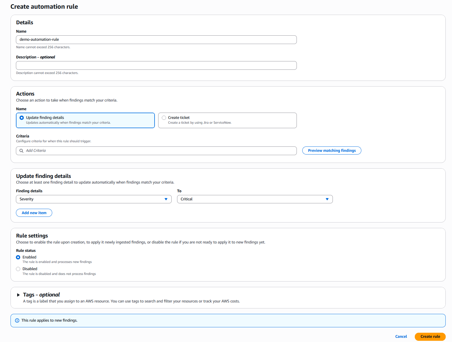Automation Rules Overview